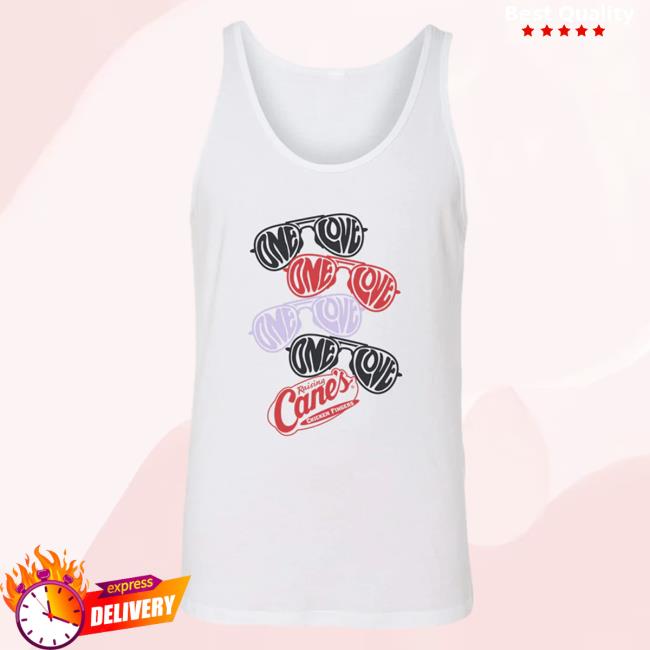 Official Canes Merch Store Raising Cane's Gear One Love™ Tank Hot Shirt Canes Apparel Clothing Shop
