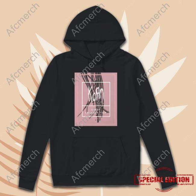 Official Korn Merch Wire Frame North American Tour Shirt