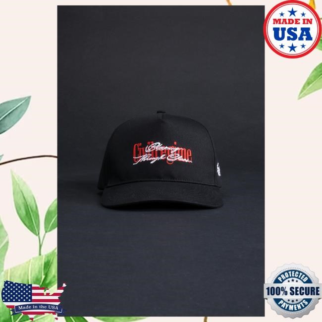 Official Civil Clothing Civil Regime Blooming Through Chaos 5 Panel Snapback Hat in Black