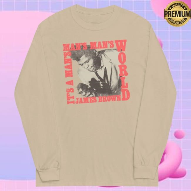 Official James Brown Store Shop James Brown It's A Man's World Square Long-Sleeve