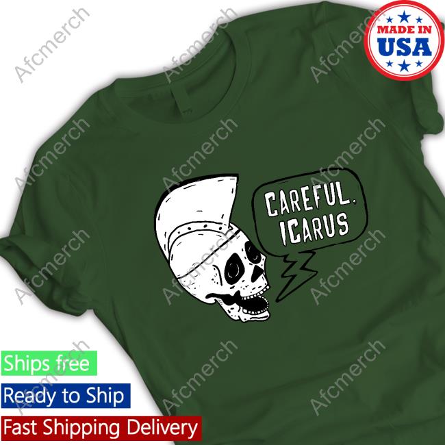 Josh Robert Thompson Careful Icarus Skull Tee Shirt