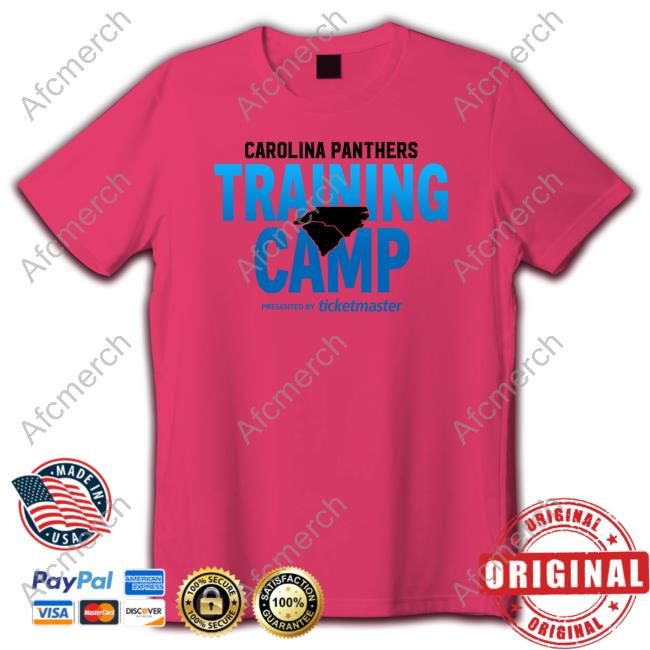 Official Carolina Panthers Training Camp Tee Shirt