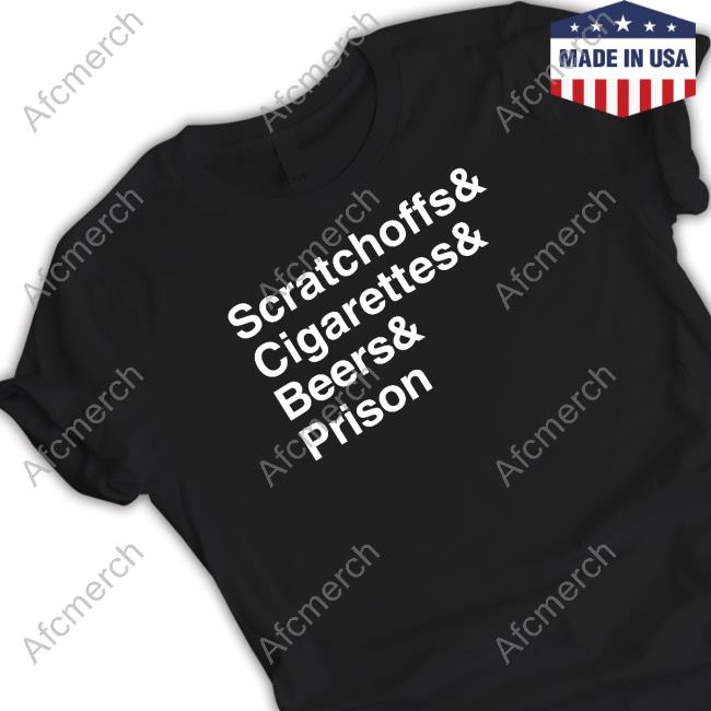 Official Shitheadsteve Shop Scratchoffs Cigarettes Beers Prison Hoodie