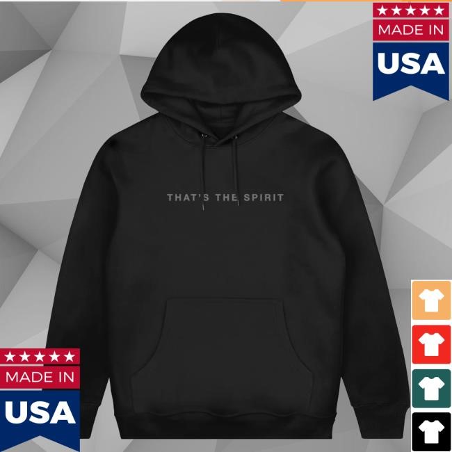 Official Horizon Supply Shop That's The Spirit Popover Hoodie - Black HorizonSupply