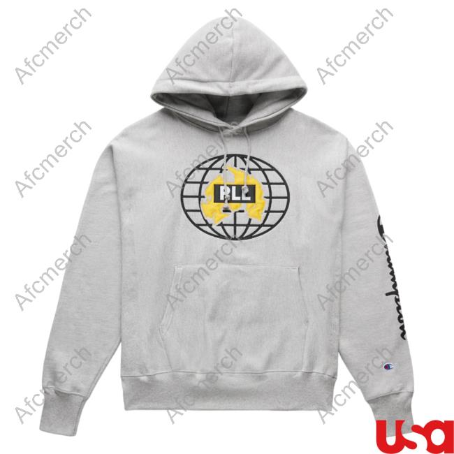 Official Premier Lacrosse League Shop The Globe Hoodie | Pll X Method Man Sweatshirts Oxford Grey