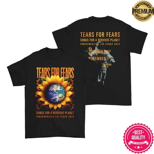 Songs for a Nervous Planet Las Vegas Event Tee Tears For Fears
