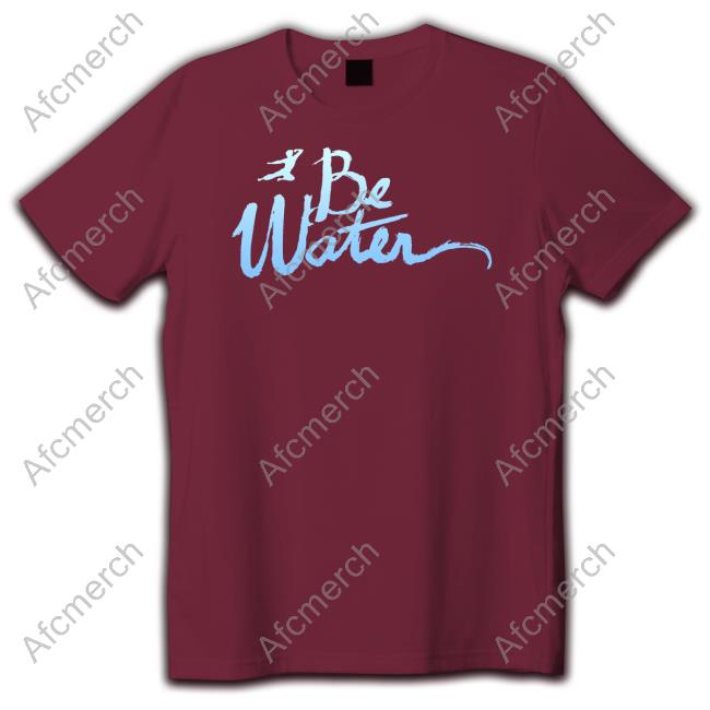 Bruce Lee Shop Water Gradient Script Long Sleeve Tee Official Bruce Lee Shop Be Water Gradient Script Shirt