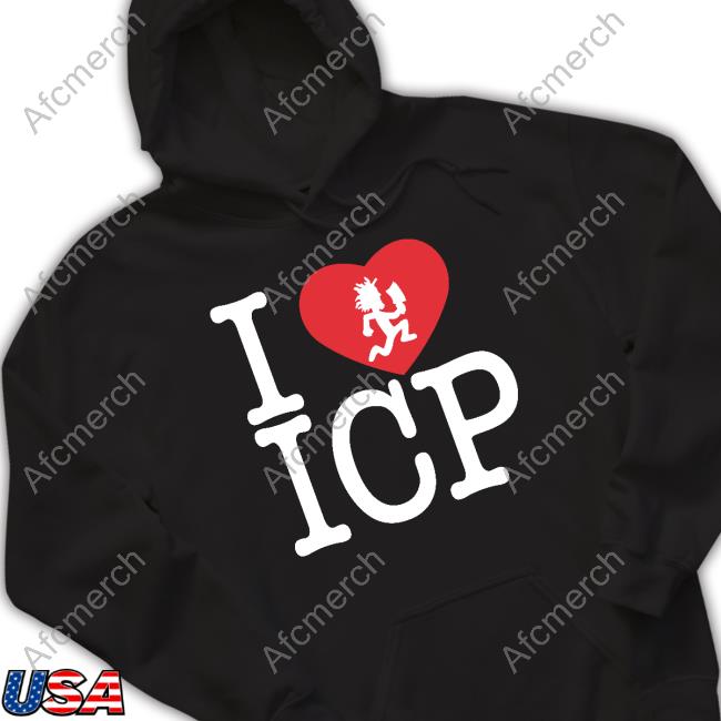 Official Psychopathic Merch I Heart ICP Crewneck Sweatshirt