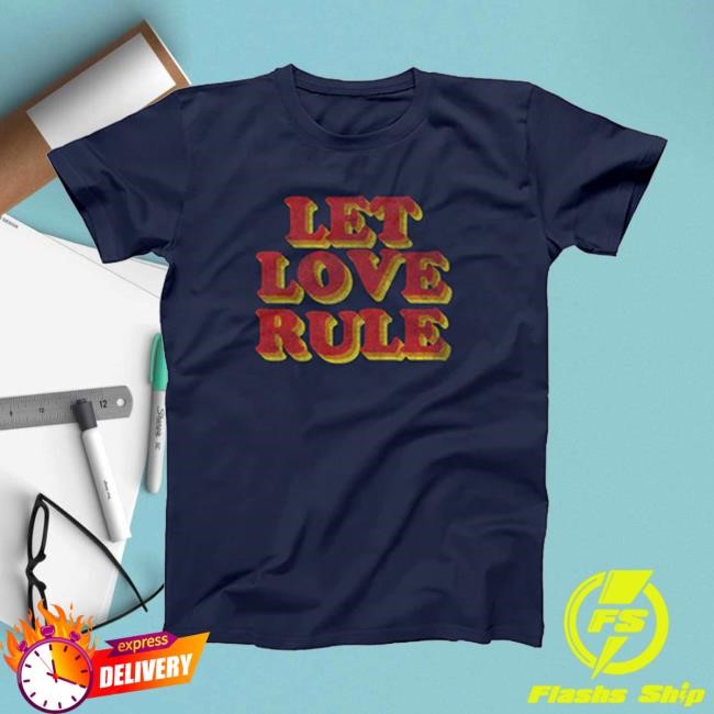 Lenny Kravitz Let Love Rule Navy Shirt Lenny Kravitz Store Merch
