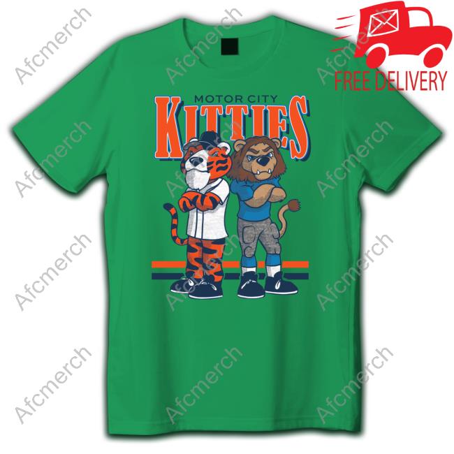 Motor City Kitties Shirt Barstool Sports Store Motor City Kitties Tee