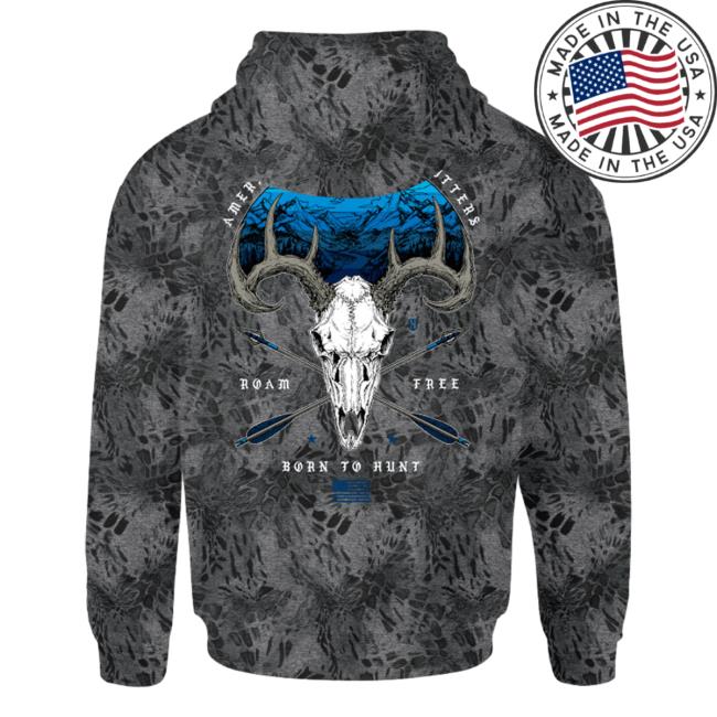Official Howitzer Clothing Hunt Tribe Hooded Sweatshirt Heather Grey Multi