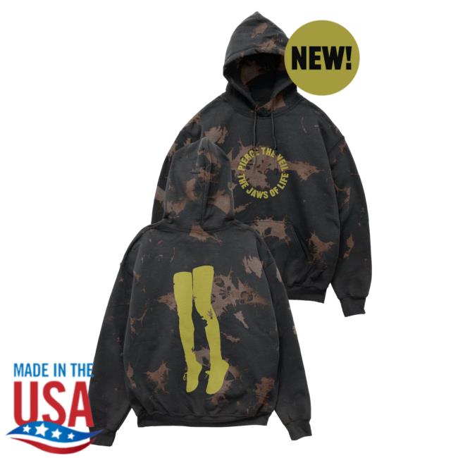 Official Ptv Merch Store Pierce The Veil Circle Jaws Crewneck Sweatshirt Tie Dye PtvMerch