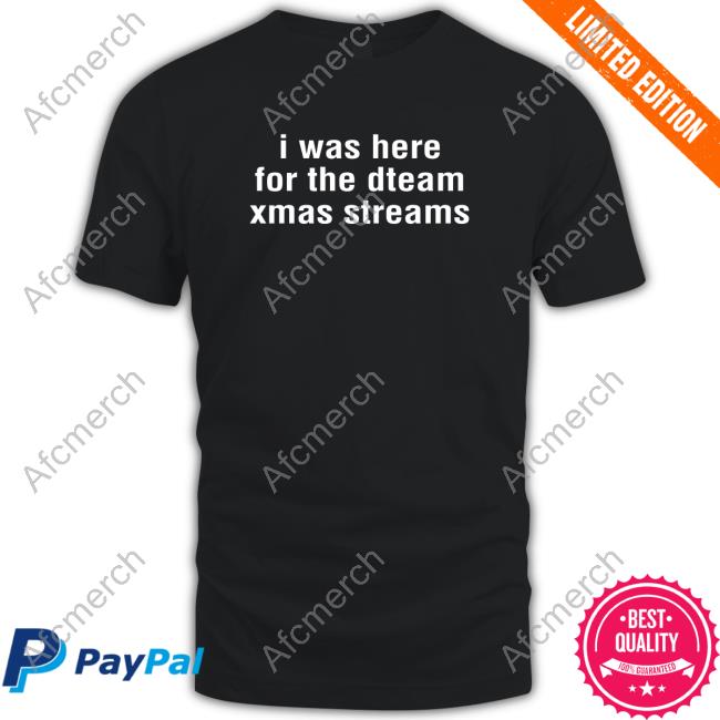 Official I Was Here For The Dteam Xmas Streams Cap