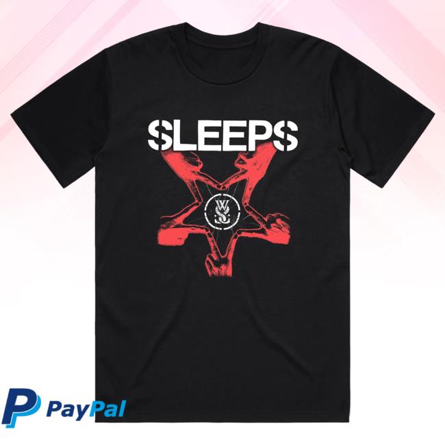 Official While She Sleeps Merch Bar While She Sleeps - Self Hell Moonlight Popover Shirt Black MerchBar