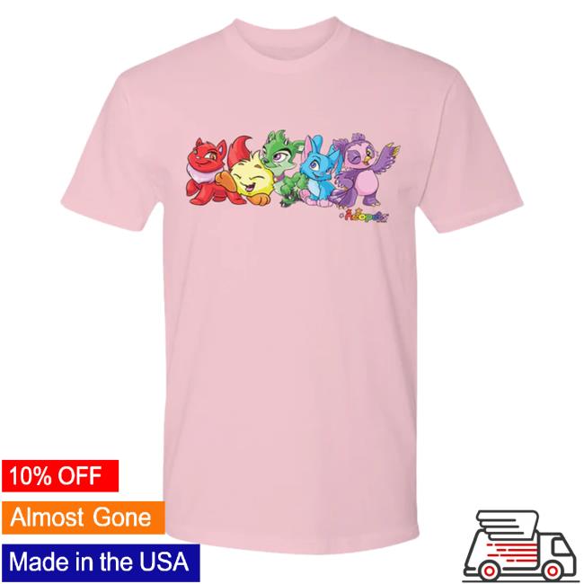 Neopets Merch Neopets Rainbow Parade Tee Shirt