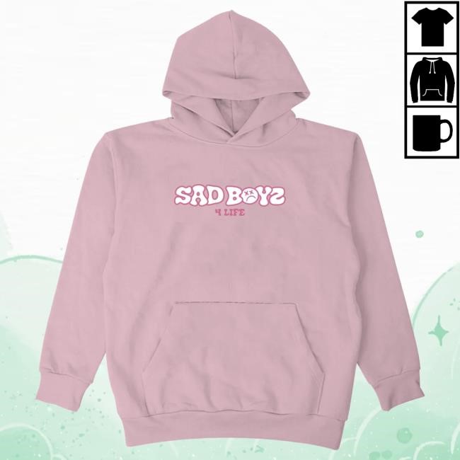 Official Sad Boyz Merch Store Mente Positiva 4L New Shirt - Light Pink Official Sad Boyz Merch Store Mente Positiva 4L Top Shirt - Light Pink
