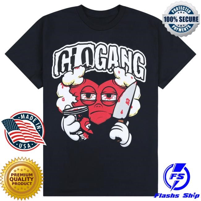 Official Glo Gang Merch Store Glo Gang Revenge Your Love T Shirt (Black) GloGang