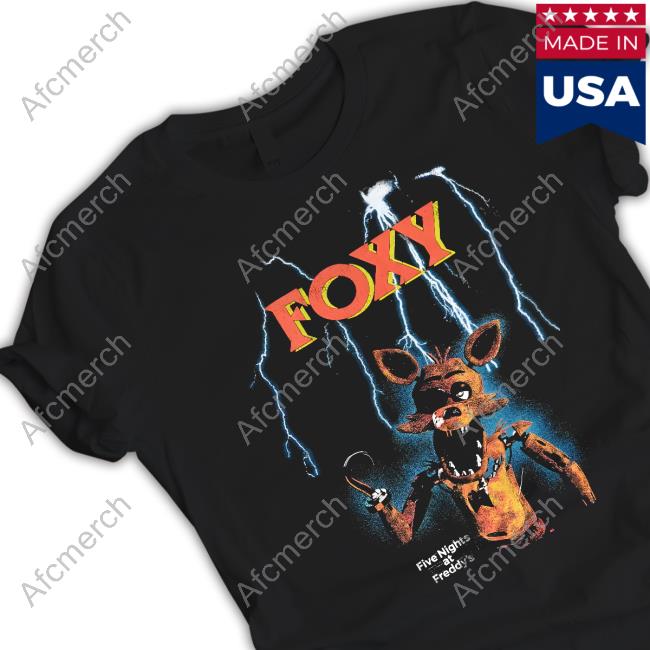 FNAF Foxy Lightning Shirt