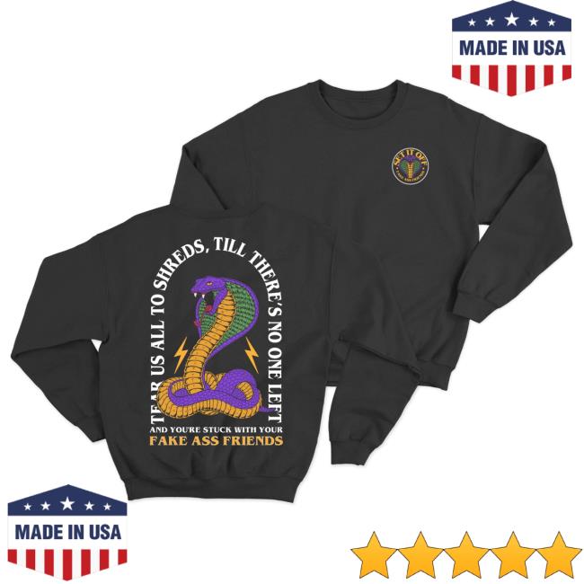 Official Set It Off Merch Shop Snake New Crewneck Sweatshirt
