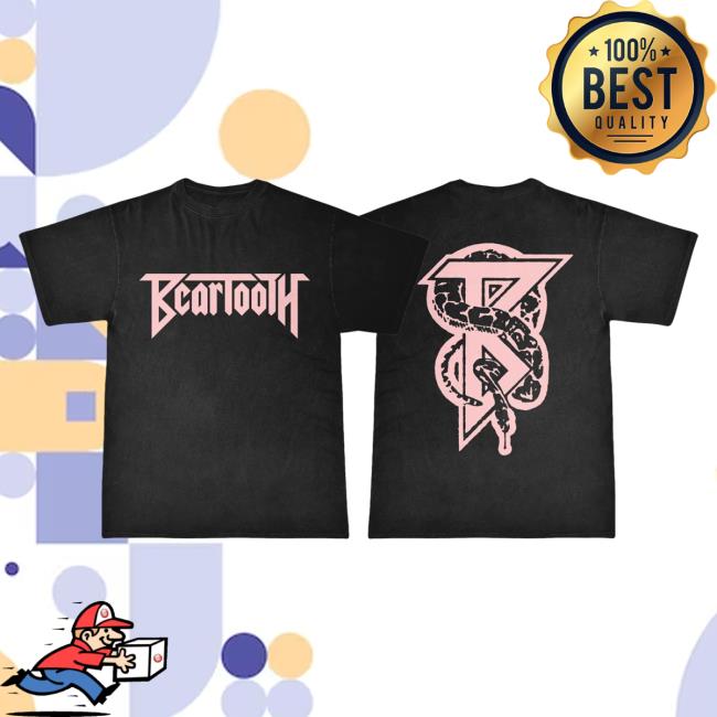 Official Beartooth Merch Beartooth Snake On My Back Shirt