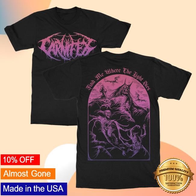 Official Indie Merch Store Shop Carnifex "Where The Light Dies" Tshirt IndieMerchStore
