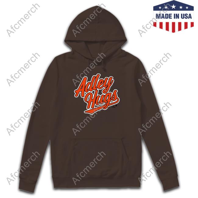 Adley Rutschman Hugs Script Shirt Official Breakingt Adley Rutschman Hugs Script Shirts