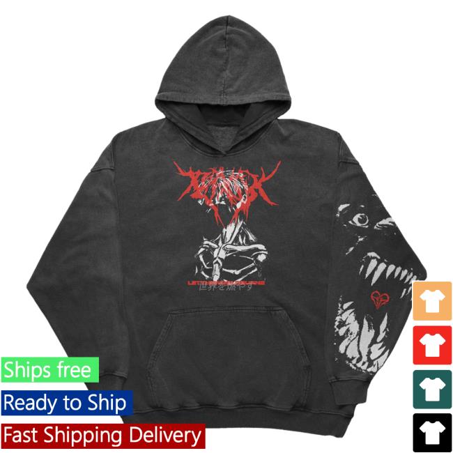 Hopeless Records Merch Prxjek Let The World Burn 2 Black Shirt Hopelessrecords