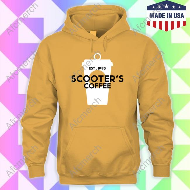 Official Scooter's Coffee T-Shirt Official Est 1998 Scooter's Coffee Tee Shirt