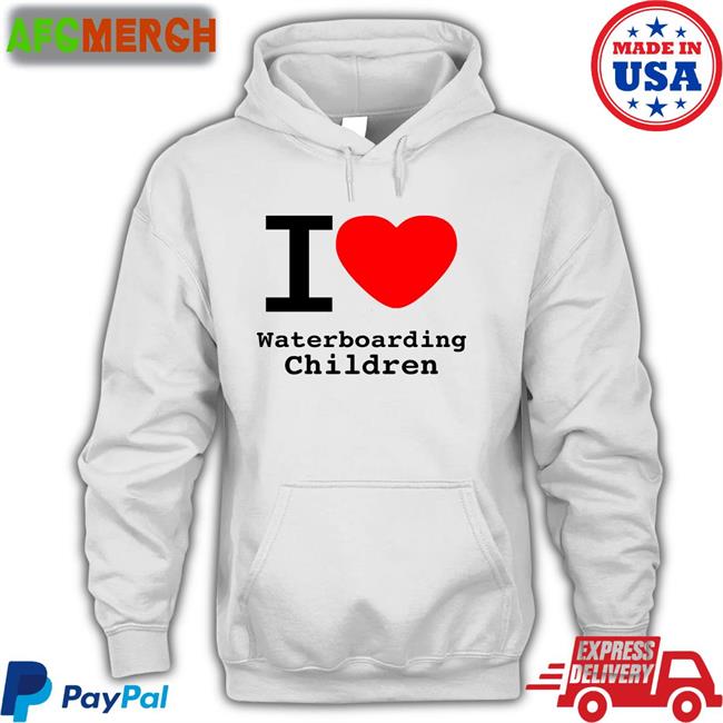 Shirts With Threatening Auras I Love Waterboarding Children Long Sleeve Tee
