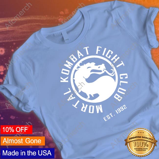 Official Mortal Kombat Addict Fatalities Daily Mortal Kombat Fight Club Est 1992 Shirt