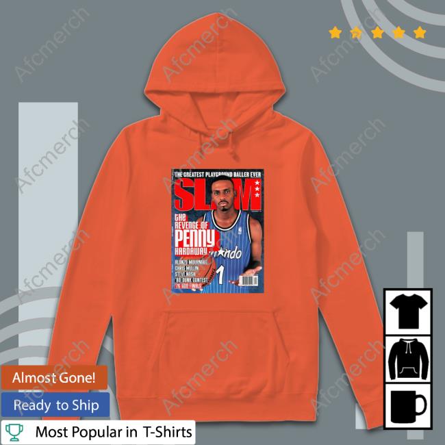 Mitchell And Ness Slam Cover Orlando Magic Penny Hardaway Long Sleeve Tee