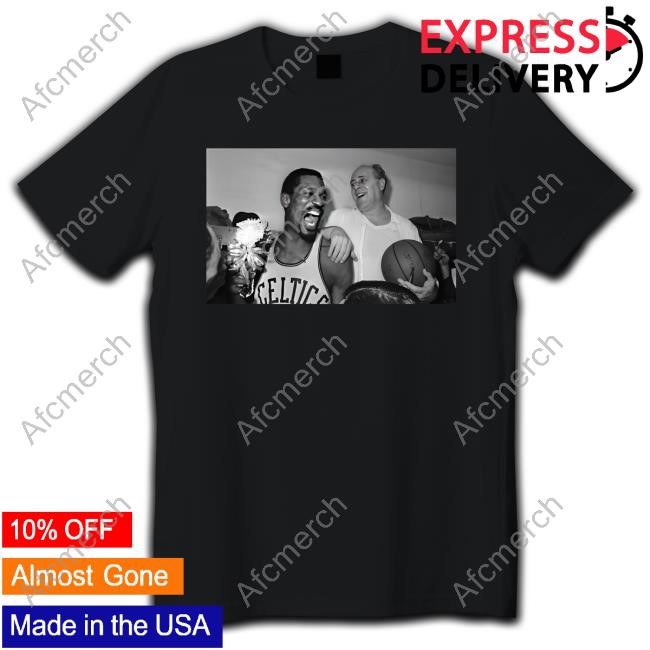 Official Joe Mazzulla Bill Russell And Red Auerbach Tshirt
