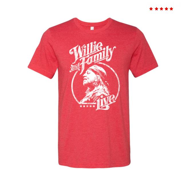 Nelson Merch Exclusive Willie & Family Live Sweatshirt Willienelson