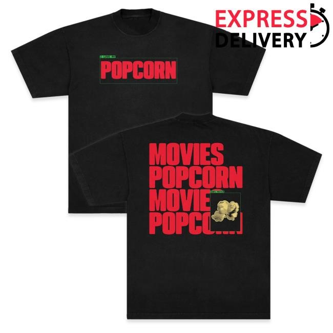 Official Super Yaki I Love My Popcorn Top Shirt SuperYaki