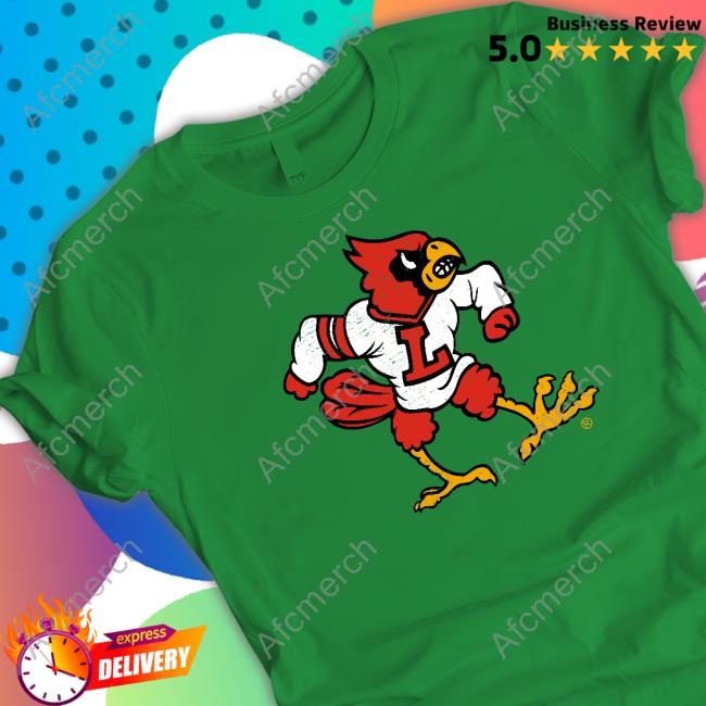 Official Louisville Athletics Louisville Cardinals Mascot logo Team Shirt