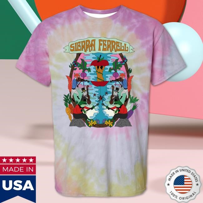 Official Sierra Ferrell Merch Shop Sierra Ferrell Fox Hunt (Tie-Dye) Popover Shirt SierraFerrell