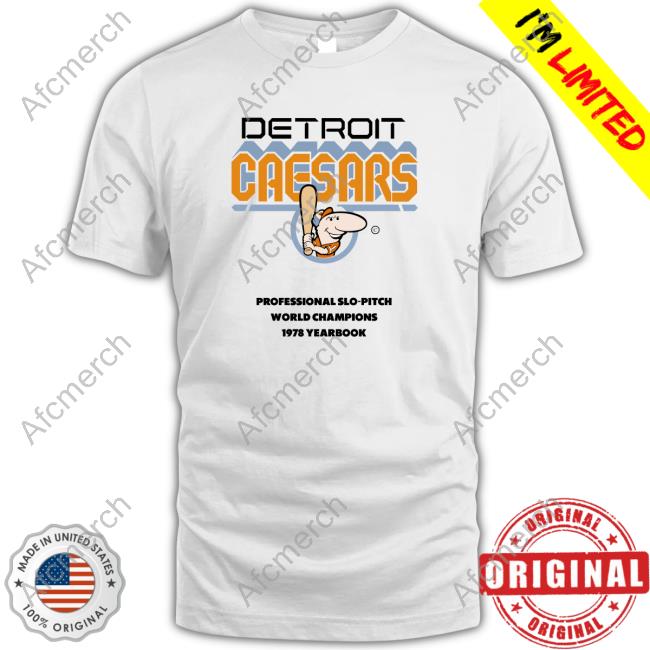 Official Detroit Caesars World Champions Tee Shirts