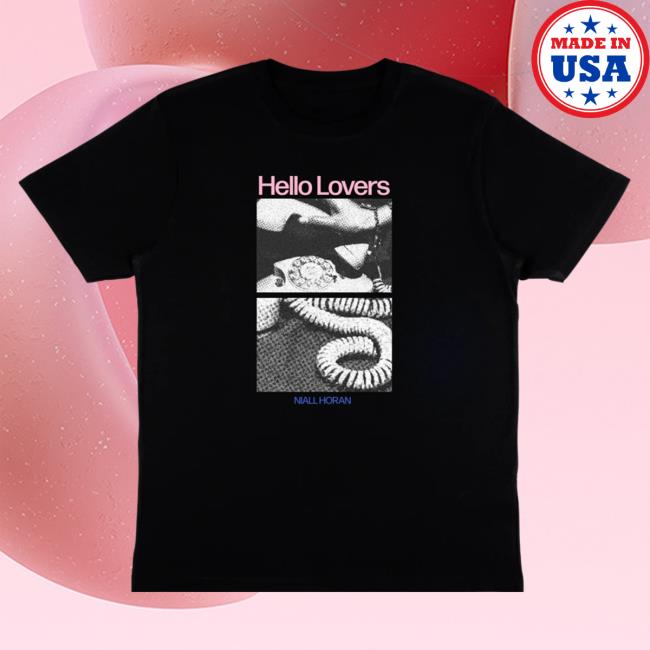 Official Niall Horan Hello Lovers Black Tees