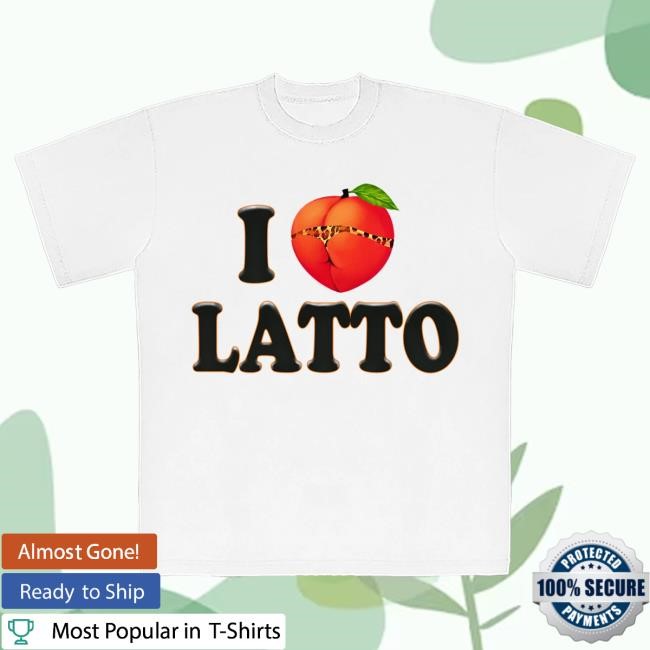 Official Latto Merch Store Latto I <3 Latto Unisex Popover Shirt Latto Clothing Shop