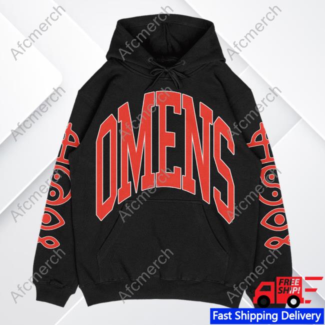 Bad Omens Official Merchandise Omens Varsity Hoodies Black Badomensofficial