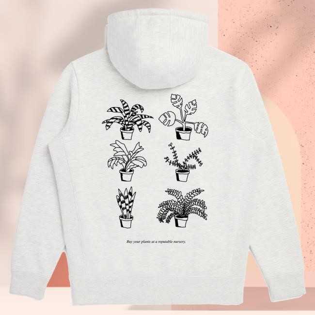 Official Jiberish Clothing Merch Plant Dealer Crewneck Sweatshirt Grey