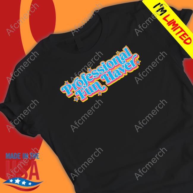 Dizzy Dyl Merch Professional Fun Haver Black Tee Shirt Dizzydyl