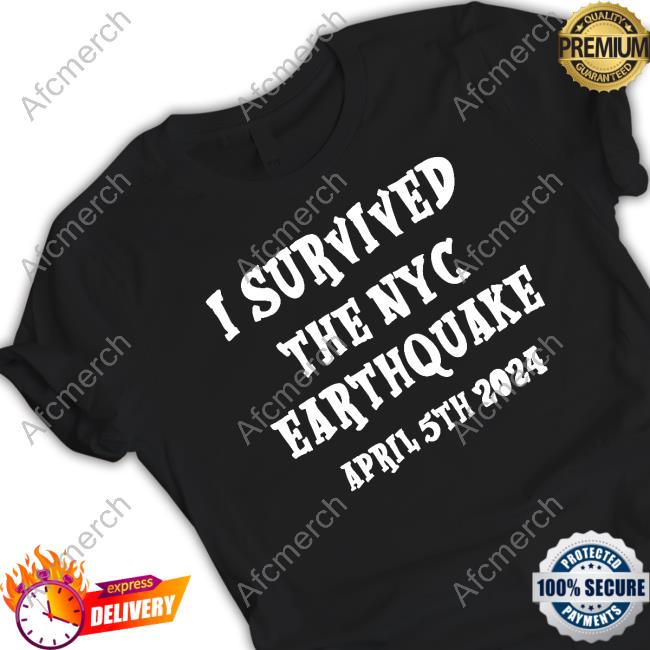 The New Jersey, New York City Earthquake Limited Edition Hot Shirt