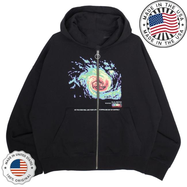 Official Moda3 Jungles Spiralling Full Zip Pullover Sweatshirt