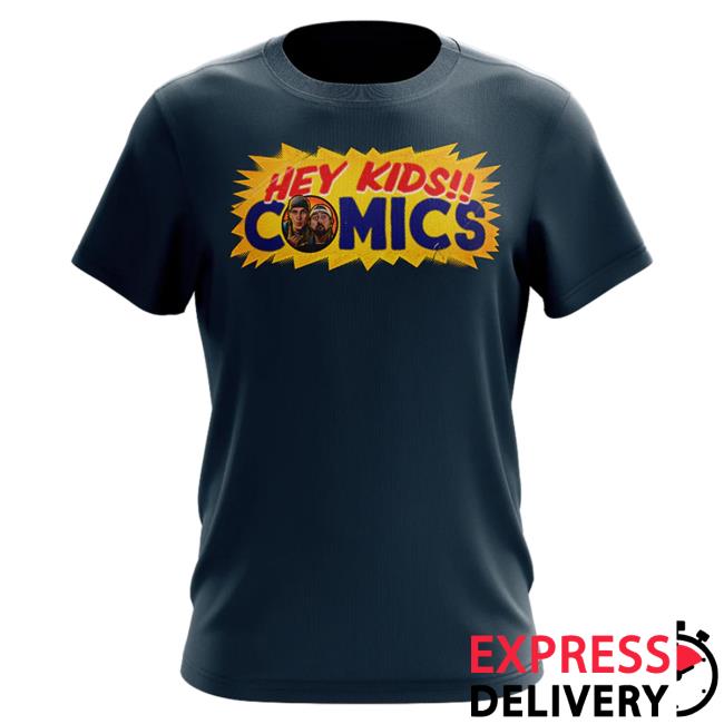 Official Jay and Silent Bob Merch Store "Hey Kids!!" Top Shirt JayandSilentBob