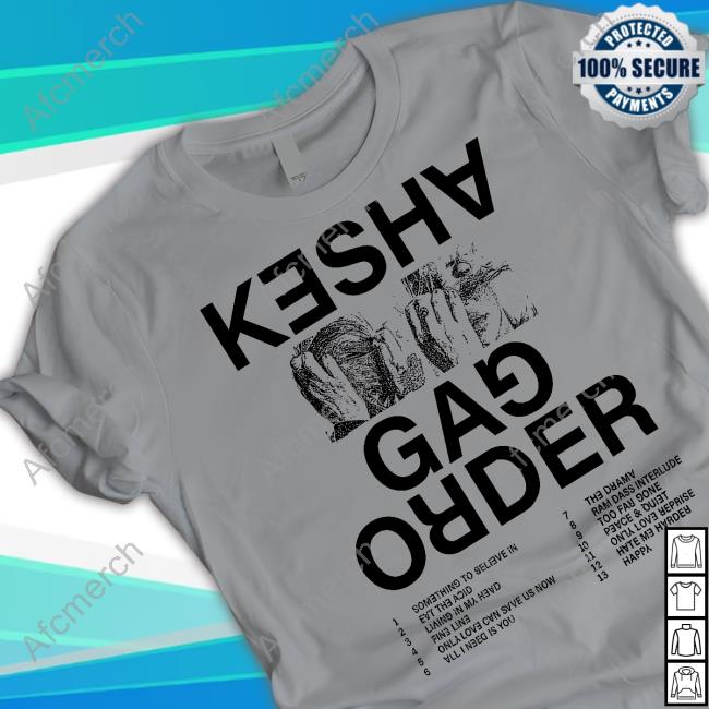 Official Kesha Merch Gag Order Tee