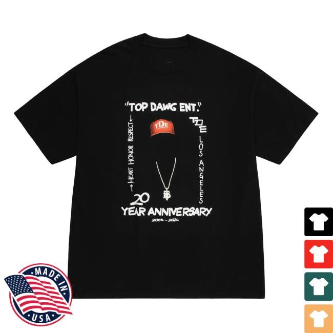 Top Dawg Tee Shirt TDE Apparel