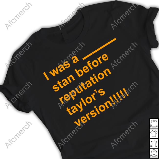 Sara Taylors Version Merch Giveaways Was A Stan Before Reputation Taylor's Version Shirt