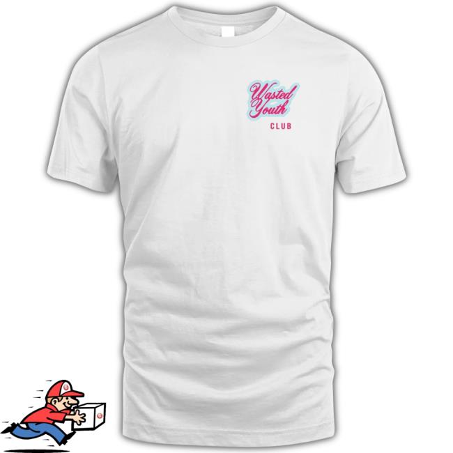Official Fletcher wasted youth club font logo Tee Shirt