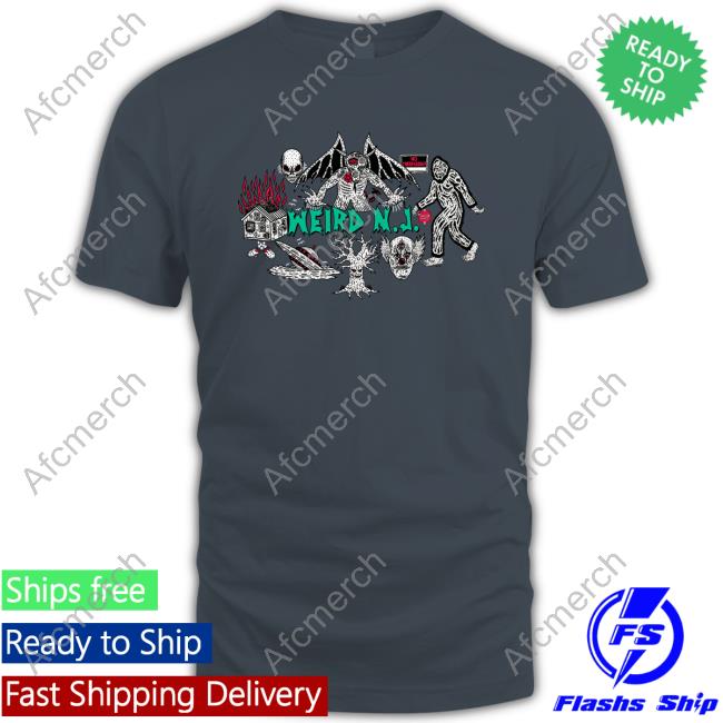 Official Weird NJ Pullover Tee Shirt